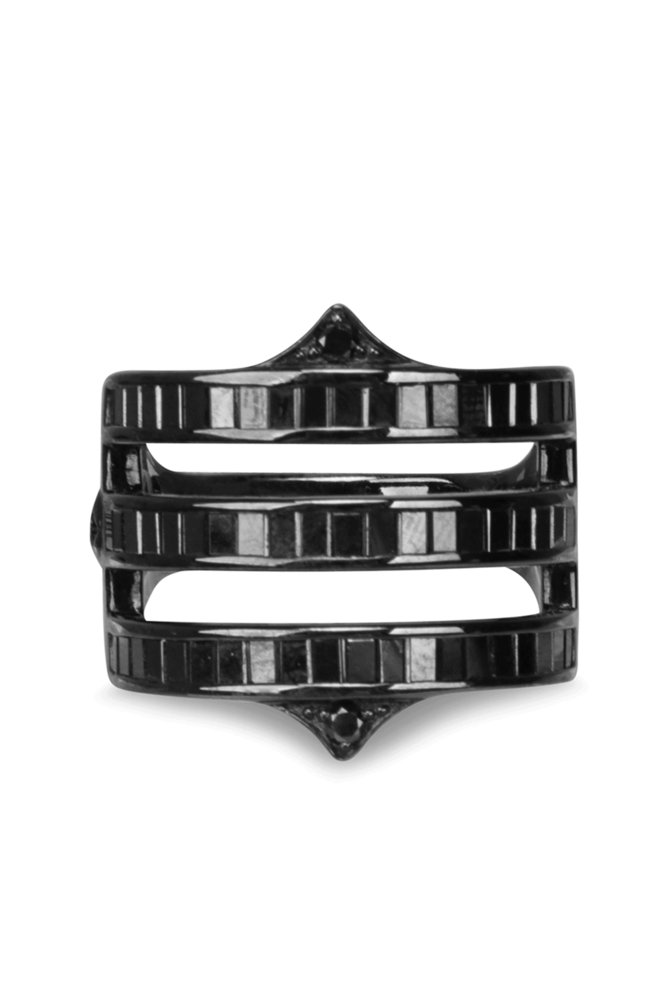 Loree Rodkin - Black Diamond Triple Band Gothic Ring
