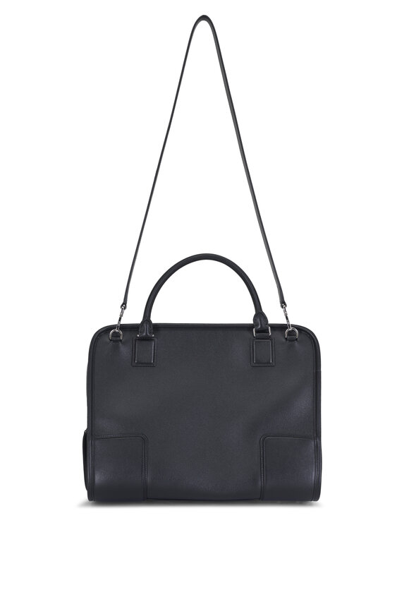 Loewe Large Amazona 180 Lazy Dog Leather Top Handle Bag - view 5