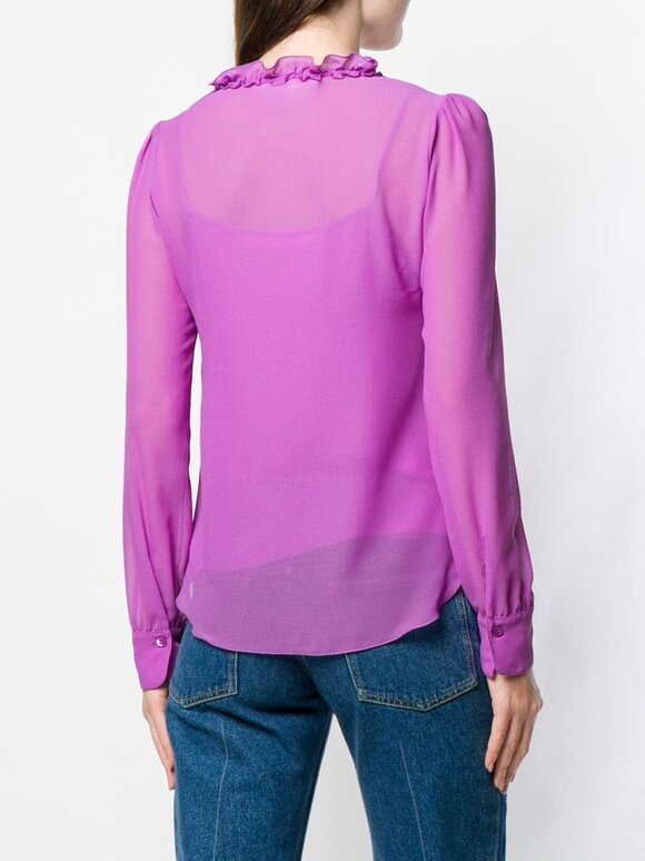 See by Chloé - Striking Purple Keyhole Front Blouse