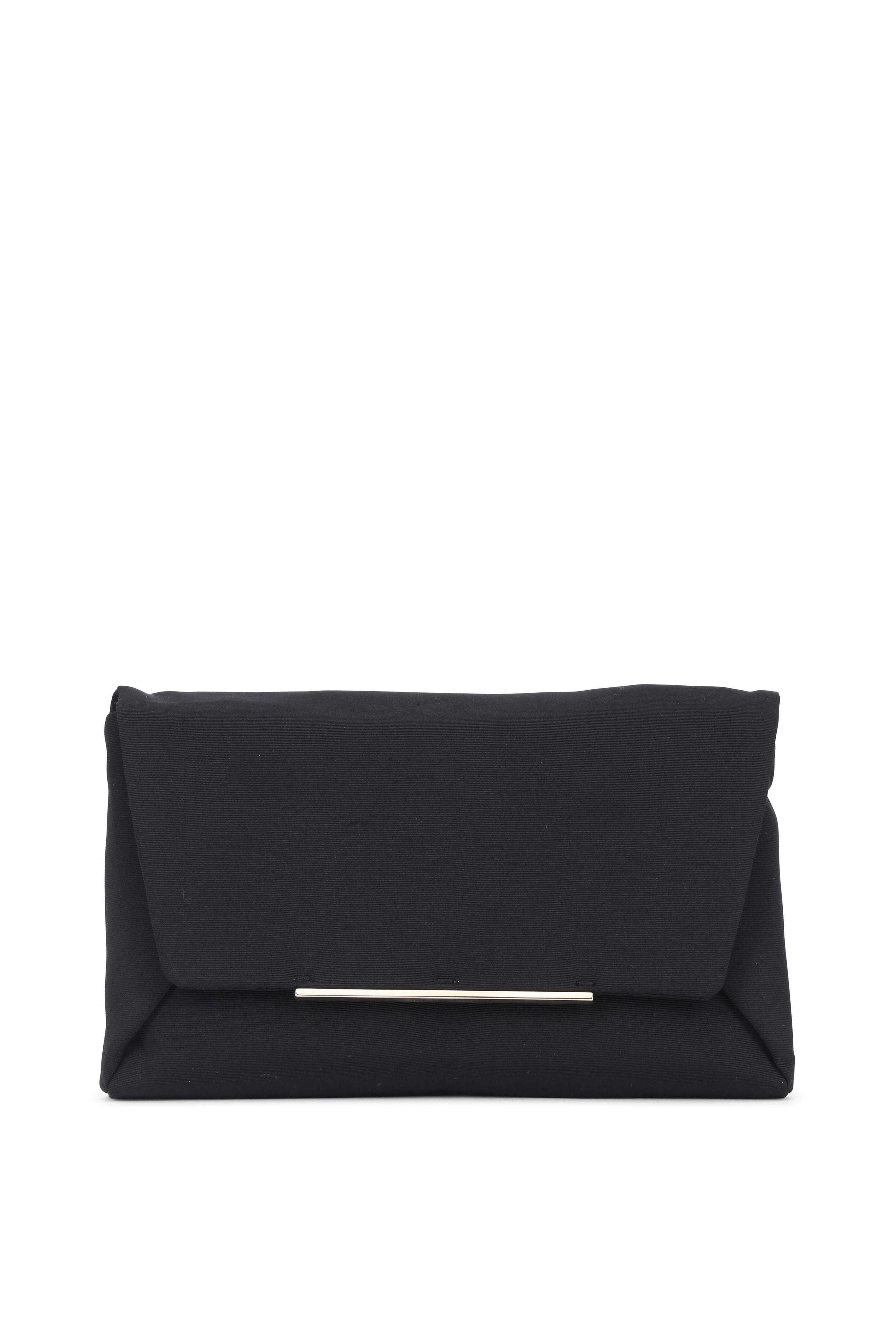 Lanvin - Mai Tai Black Woven Jacquard Evening Clutch