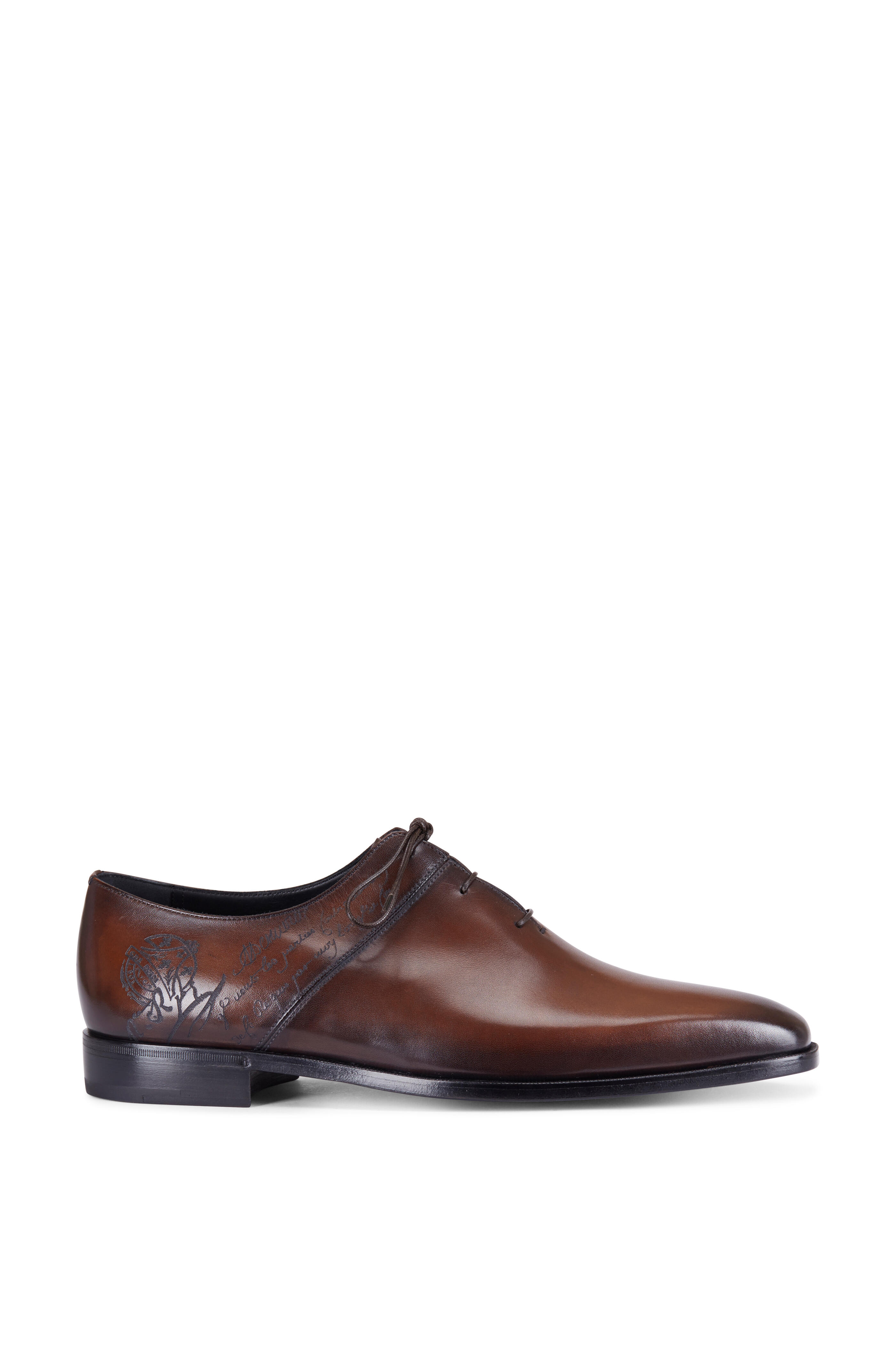 Berluti - Scars Demesure Scritto Brun Oxford | Mitchell Stores