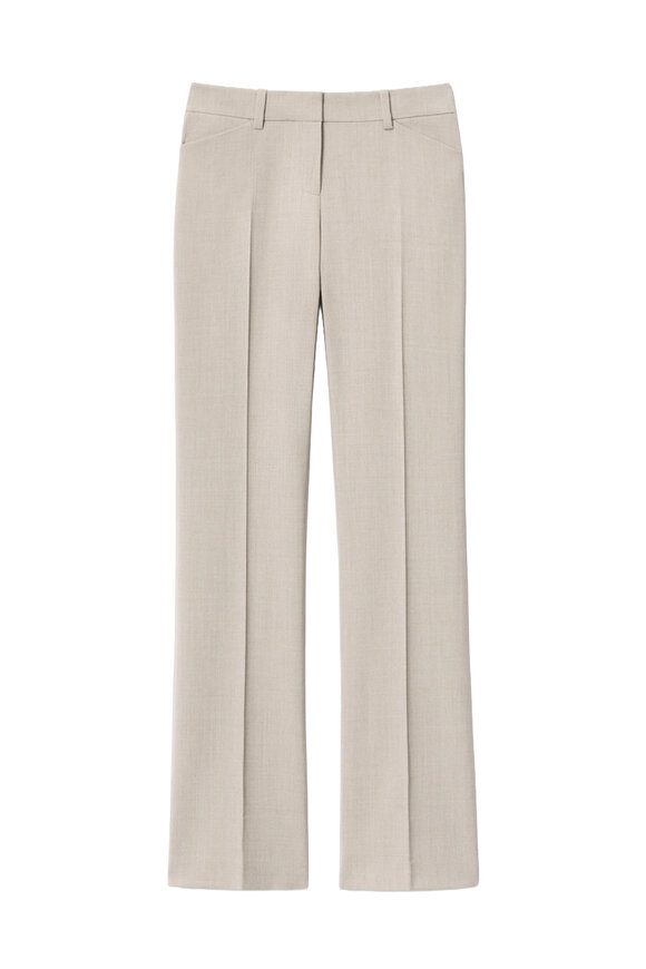Lafayette 148 New York Greene Sandstone Stretch Wool Straight Leg Pant - view 1