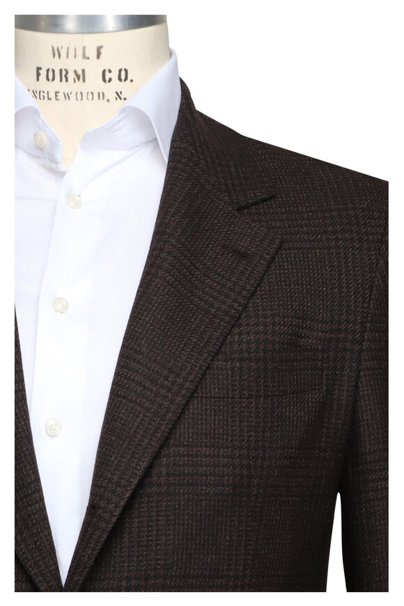 Brunello Cucinelli - Navy Stripe Linen Suit | Mitchell Stores