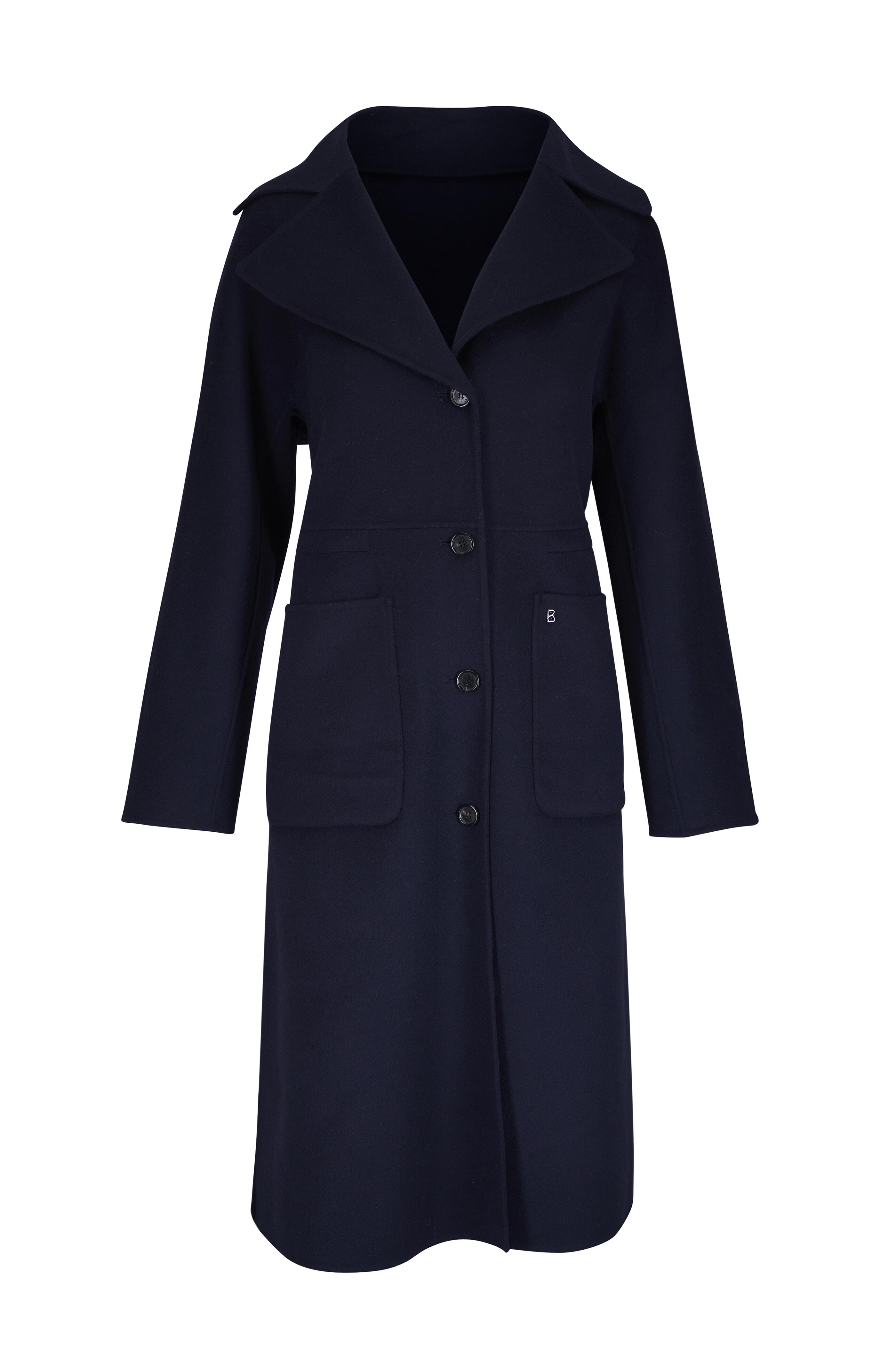 Bogner - Imani Navy Long Wool Coat
