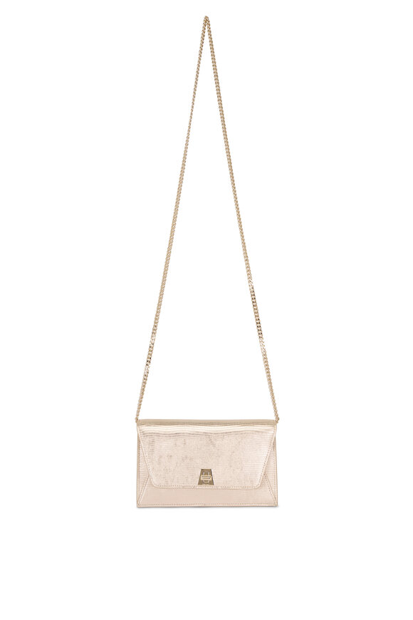 Akris Anouk Stucco Metallic Envelope Clutch - view 1
