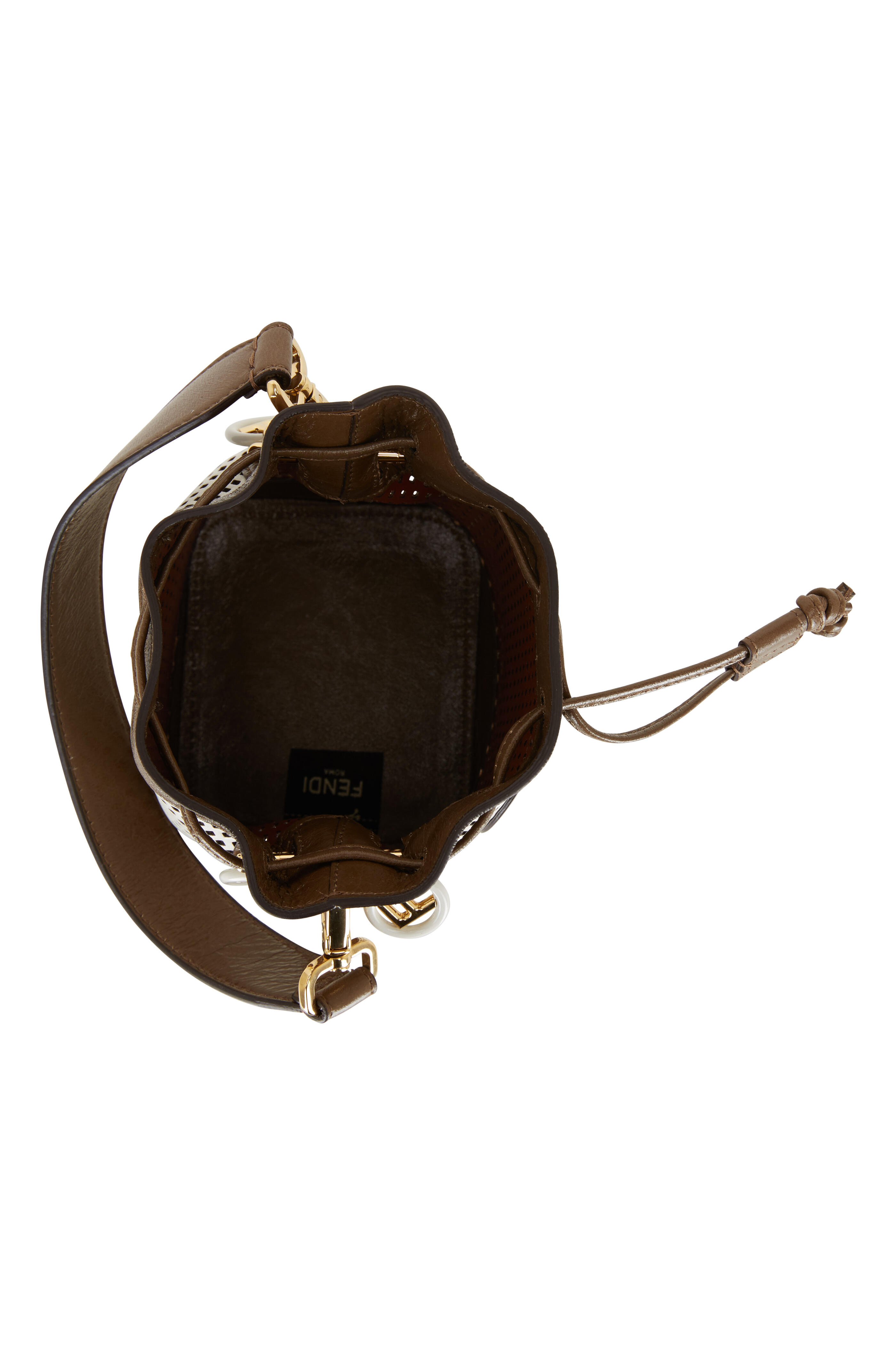 Mon Tresor - Mini-bag in brown sheepskin