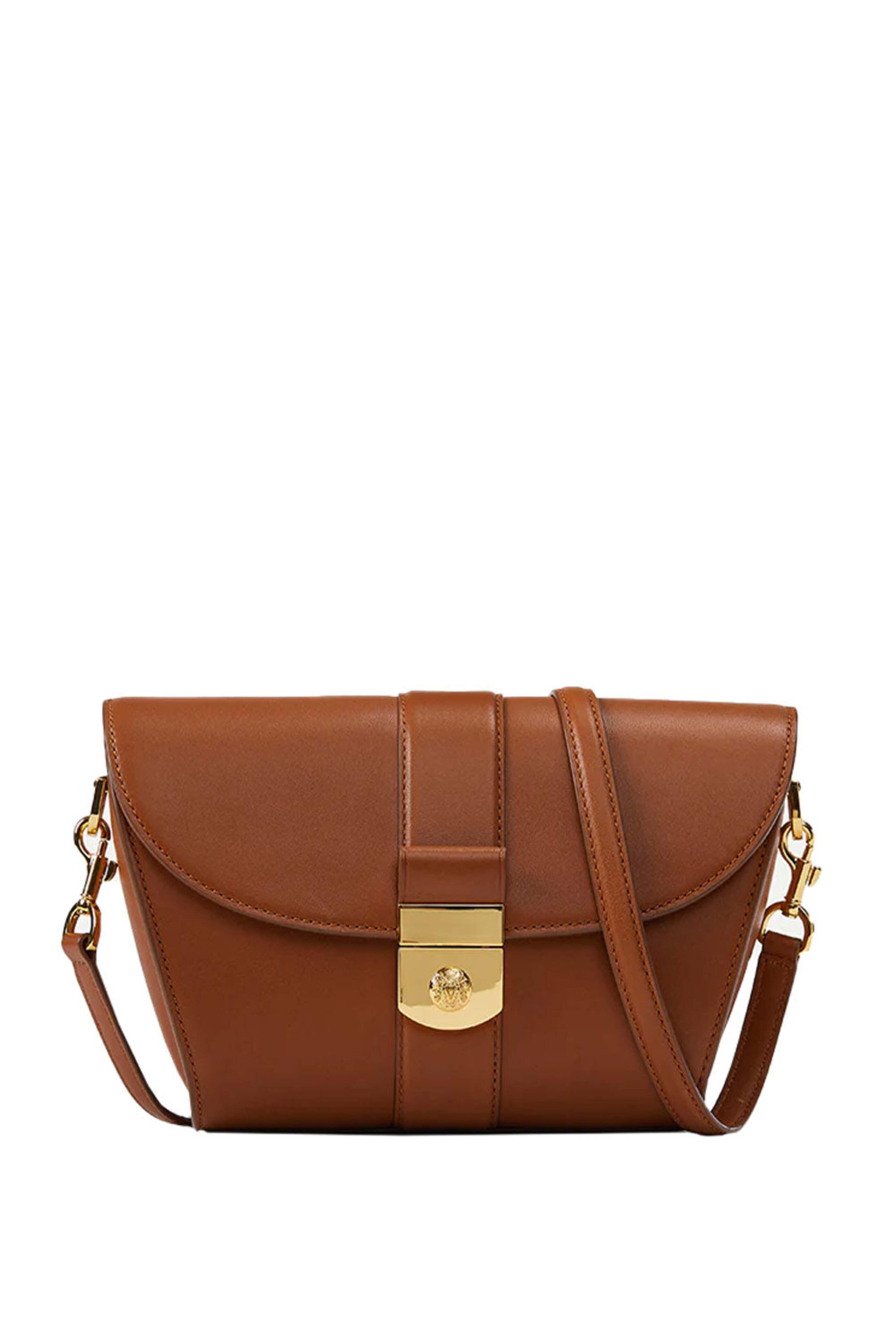 Veronica Beard - Crest Lock Trap Bag in Hazelwood