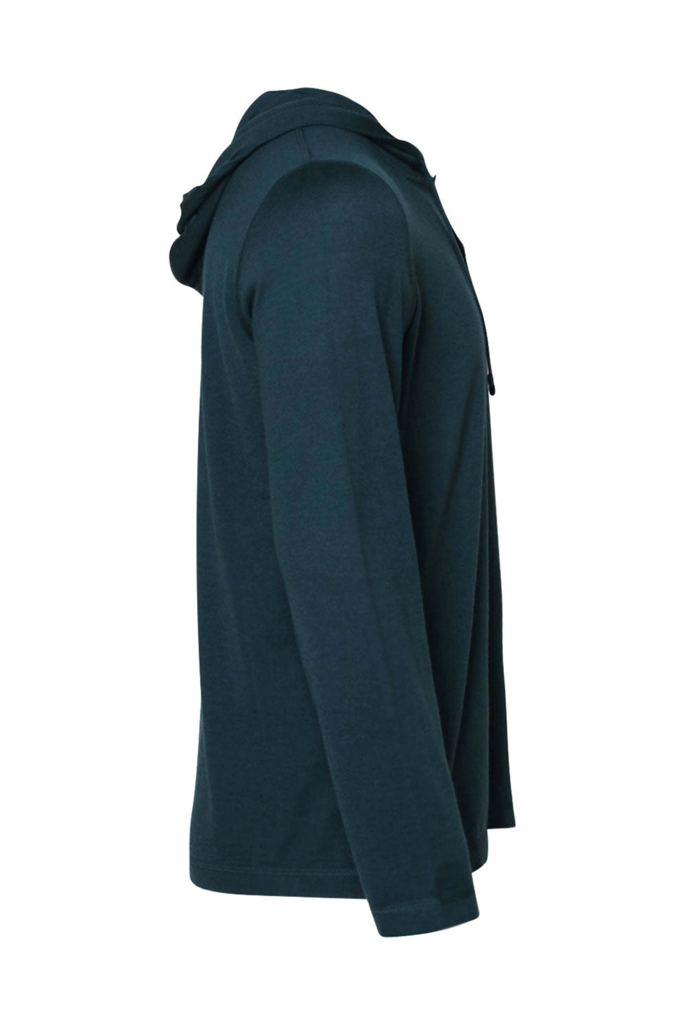 Kiton - Emerald Silk Three Button Hoodie