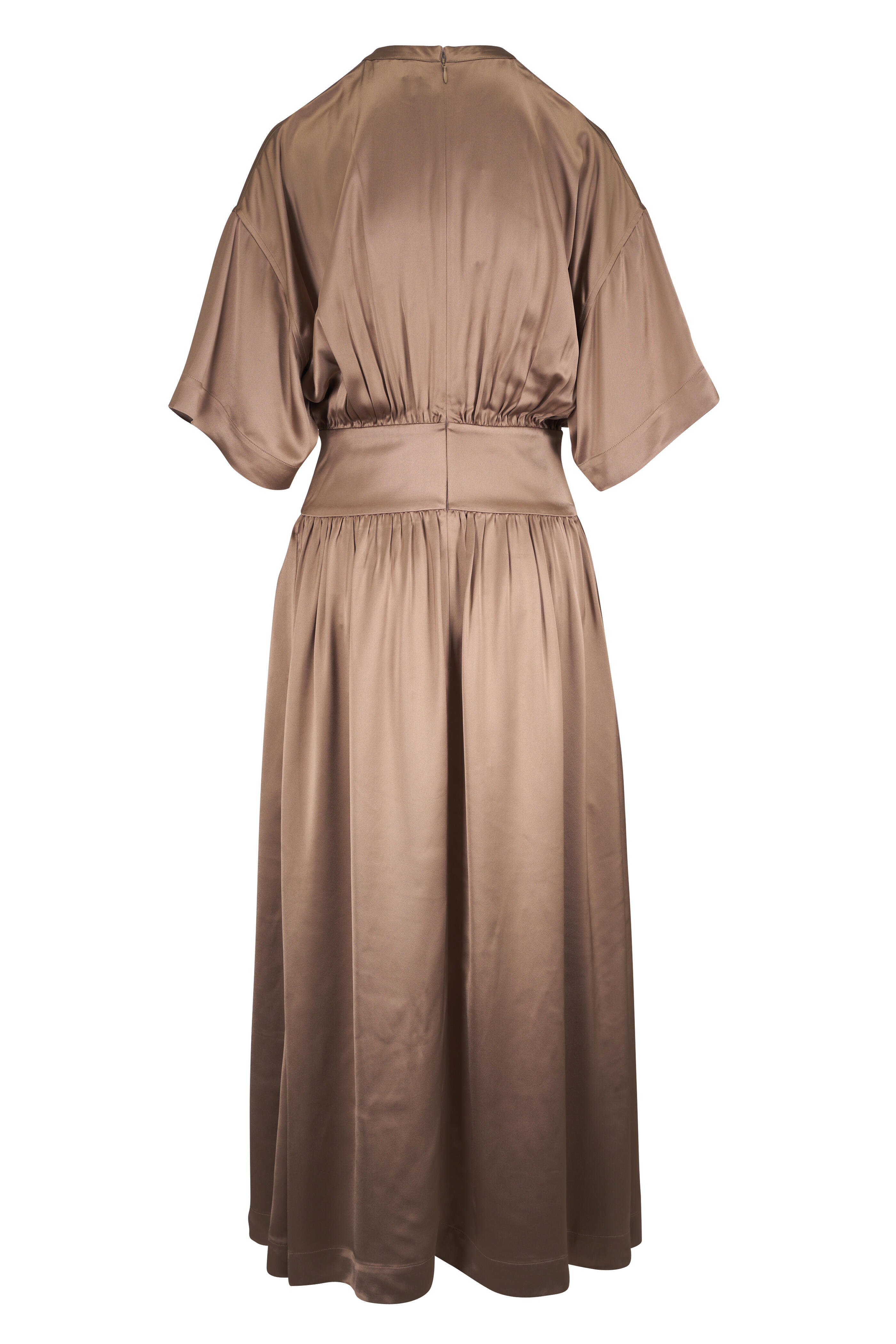 Totême - Latte Satin Tee Dress