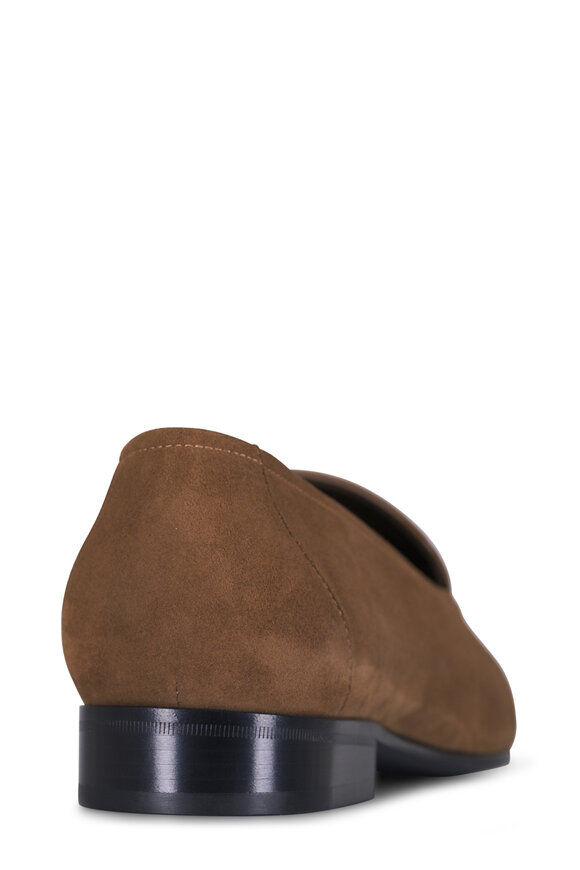 The Row Adam Macadamia Suede Loafer - view 3