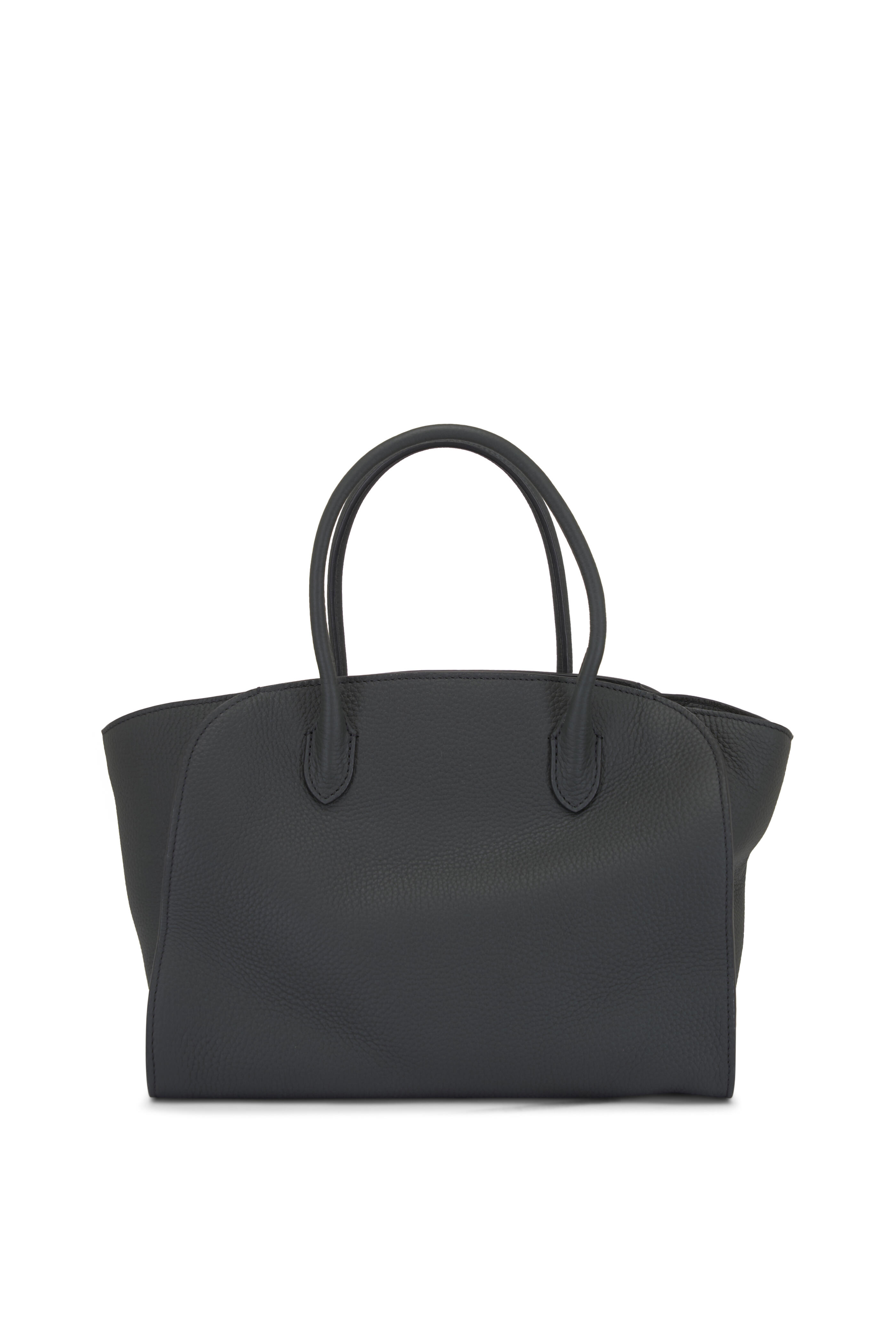 The Row - Marlo 12 Dark Pine Leather Tote