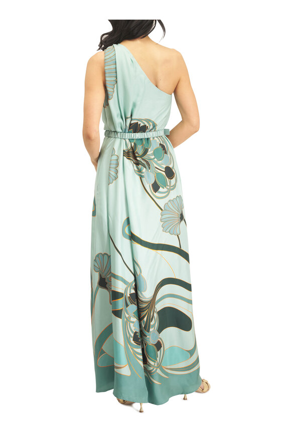 La DoubleJ Roy Blooming Tulip Placée Mint Dress - view 4