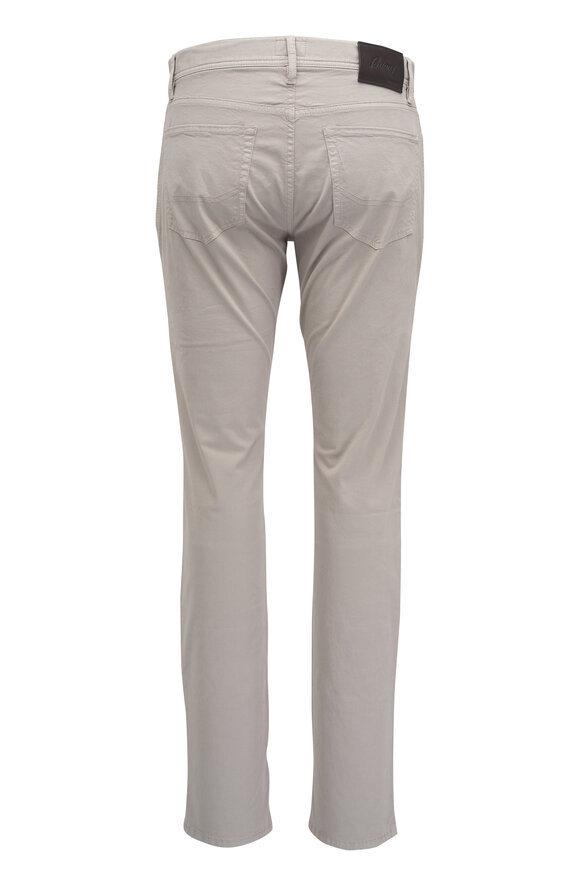 Brioni - Beige Stretch Cotton Five Pocket Pant