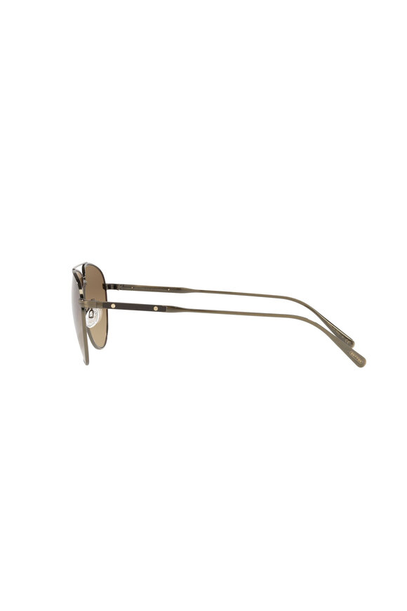 Oliver Peoples - Brunello Cucinelli Disoriano Gold Sunglasses