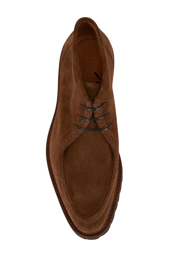 Bontoni - Parabontoni Walnut Brown Suede Chukka Boot