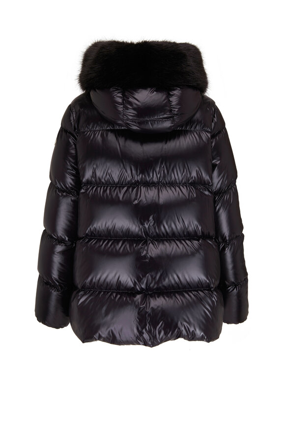 Moncler - Laiche Black Short Down Jacket