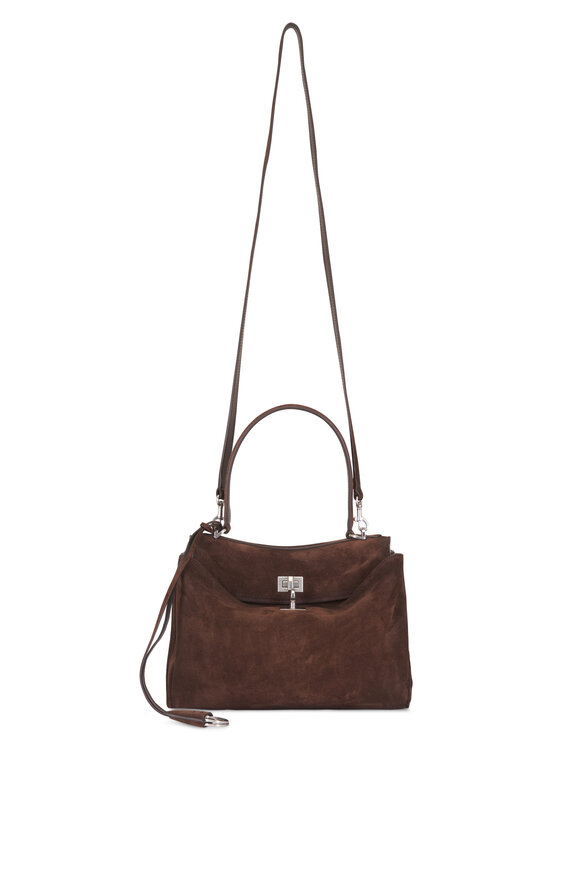 Balenciaga Small Rodeo Espresso Suede Top Handle Bag - view 1