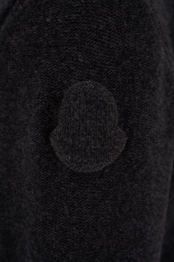 Moncler - Dark Gray Mélange Wool & Cashmere Hoodie 