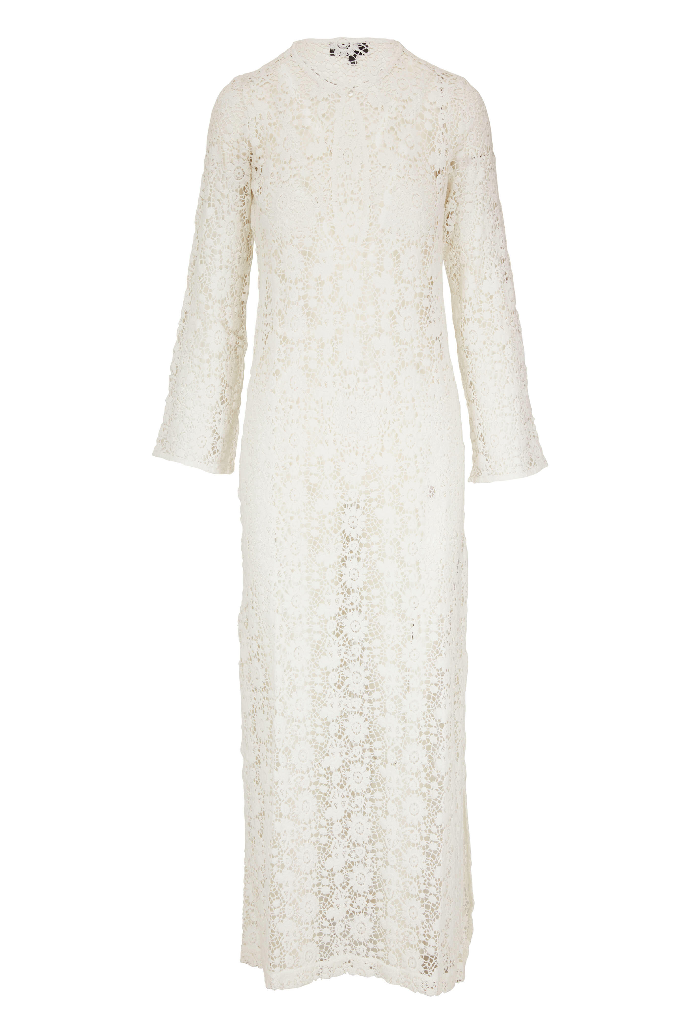 Nili Lotan - Della Ivory Lace Maxi Dress | Mitchell Stores