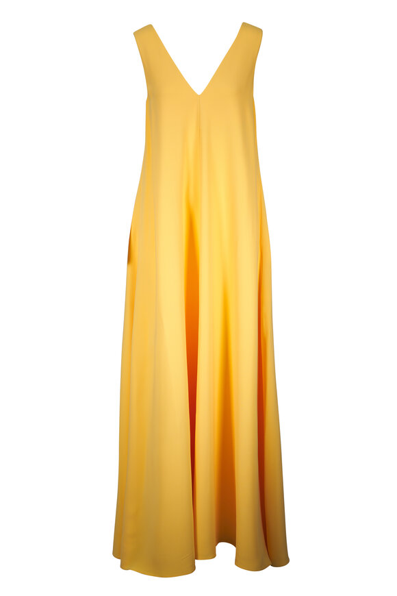 Lafayette 148 New York Daisy Yellow Sleeveless Maxi Dress - view 1