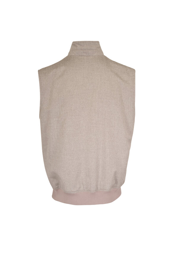 Brunello Cucinelli Stone Light Snap Vest - view 2