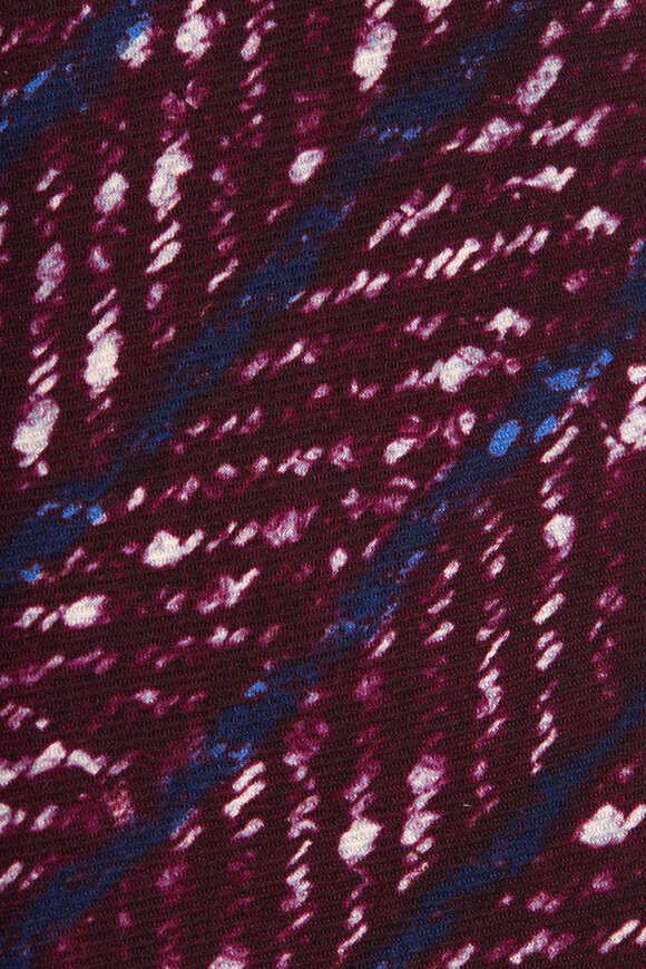 Kiton - Burgundy Herringbone Silk Necktie