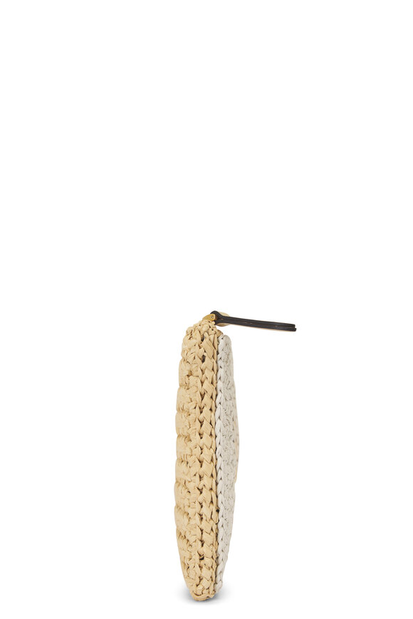 Valentino Garavani Viva Superstar Synthetic Raffia Pouch - view 4