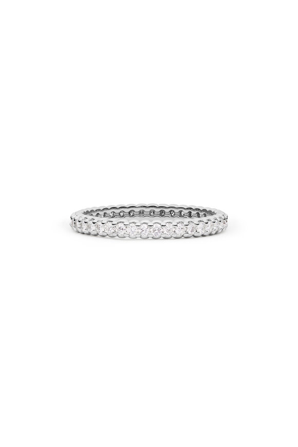 Paul Morelli 18k White Gold Diamond Eternity Ring - view 1