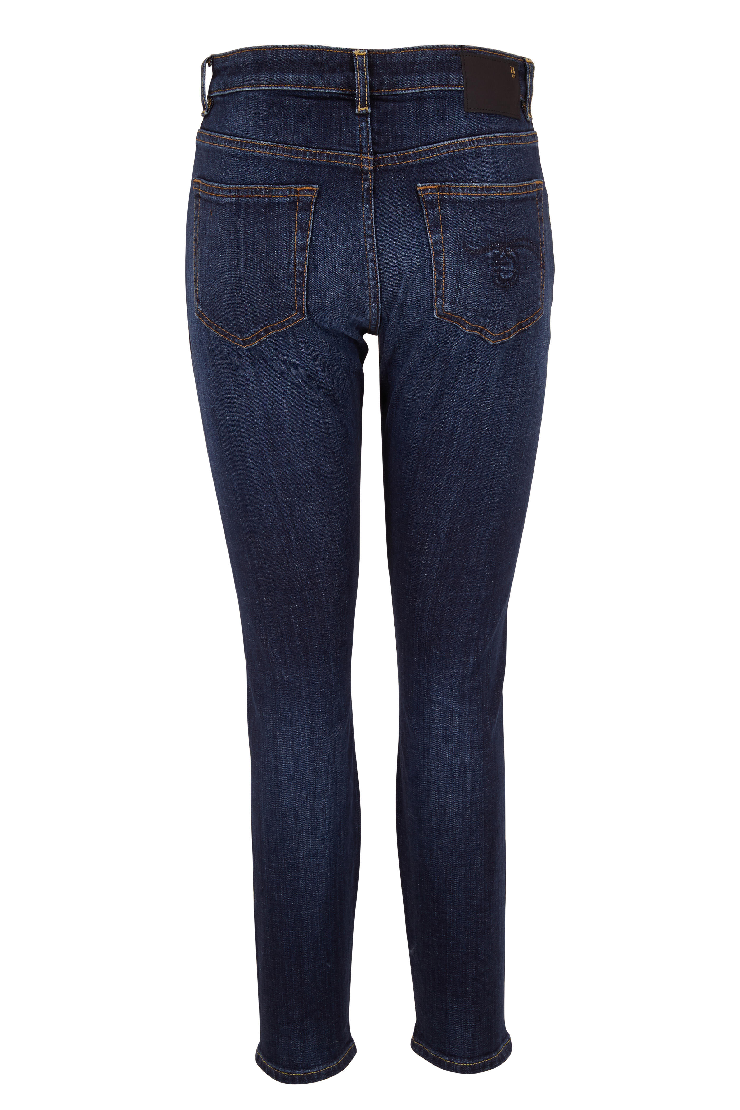 R13 Boy Norten Indigo Mid Rise Skinny Jean Mitchell Stores