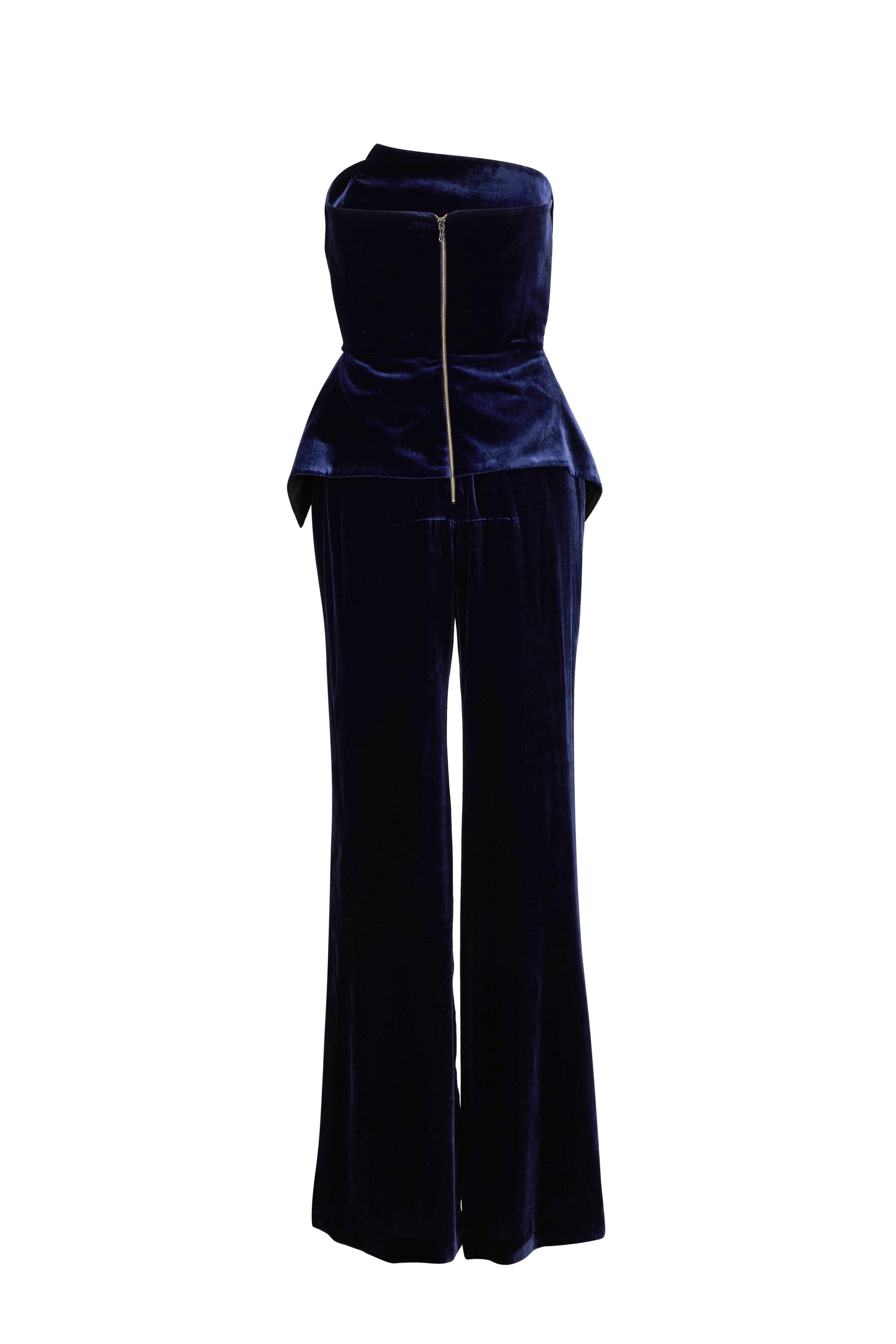 Roland mouret store velvet jumpsuit