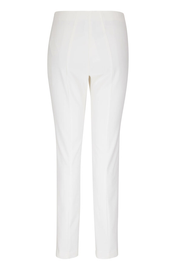 Akris - Melissa White Stretch Cotton Pant