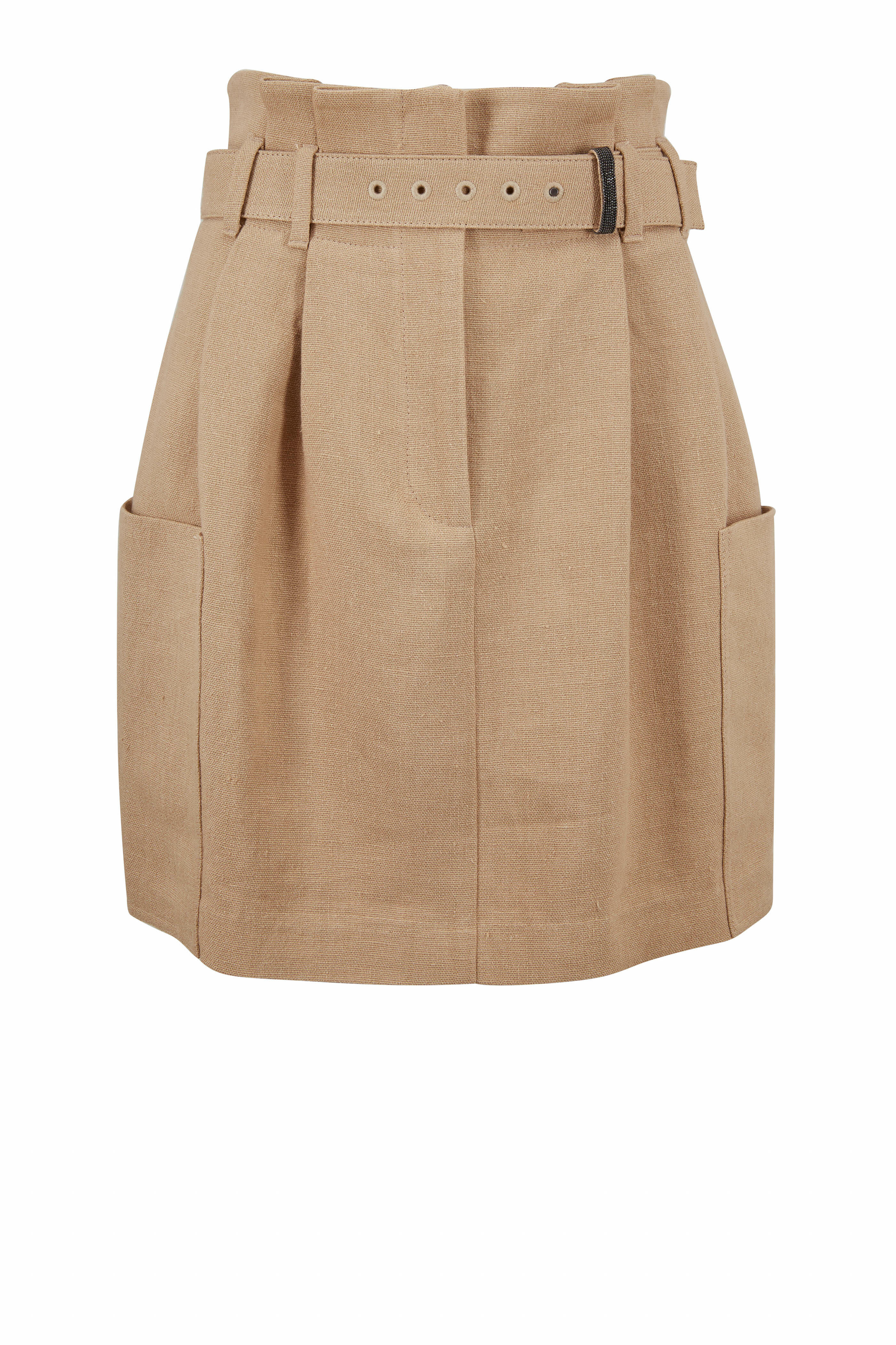 スカート BRUNELLO CUCINELLI Woman Skirt Beige MD527G3329 C002 Chino skirt for Woman in Beige | Brunello Cucinelli
