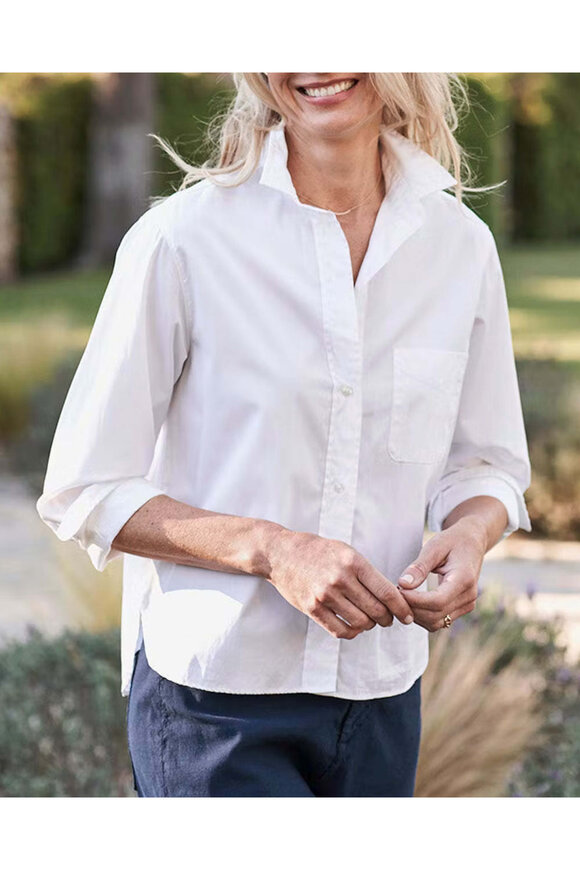 Frank & Eileen White Silvio Woven Button Up - view 2