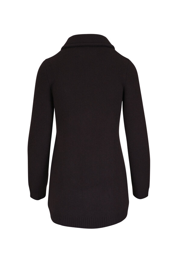 Lisa Yang Ulva Dark Oak Cardigan Coat - view 3
