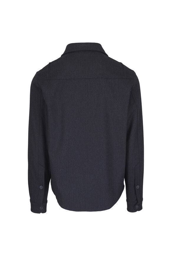 Tintoria Navy Blue Overshirt - view 2