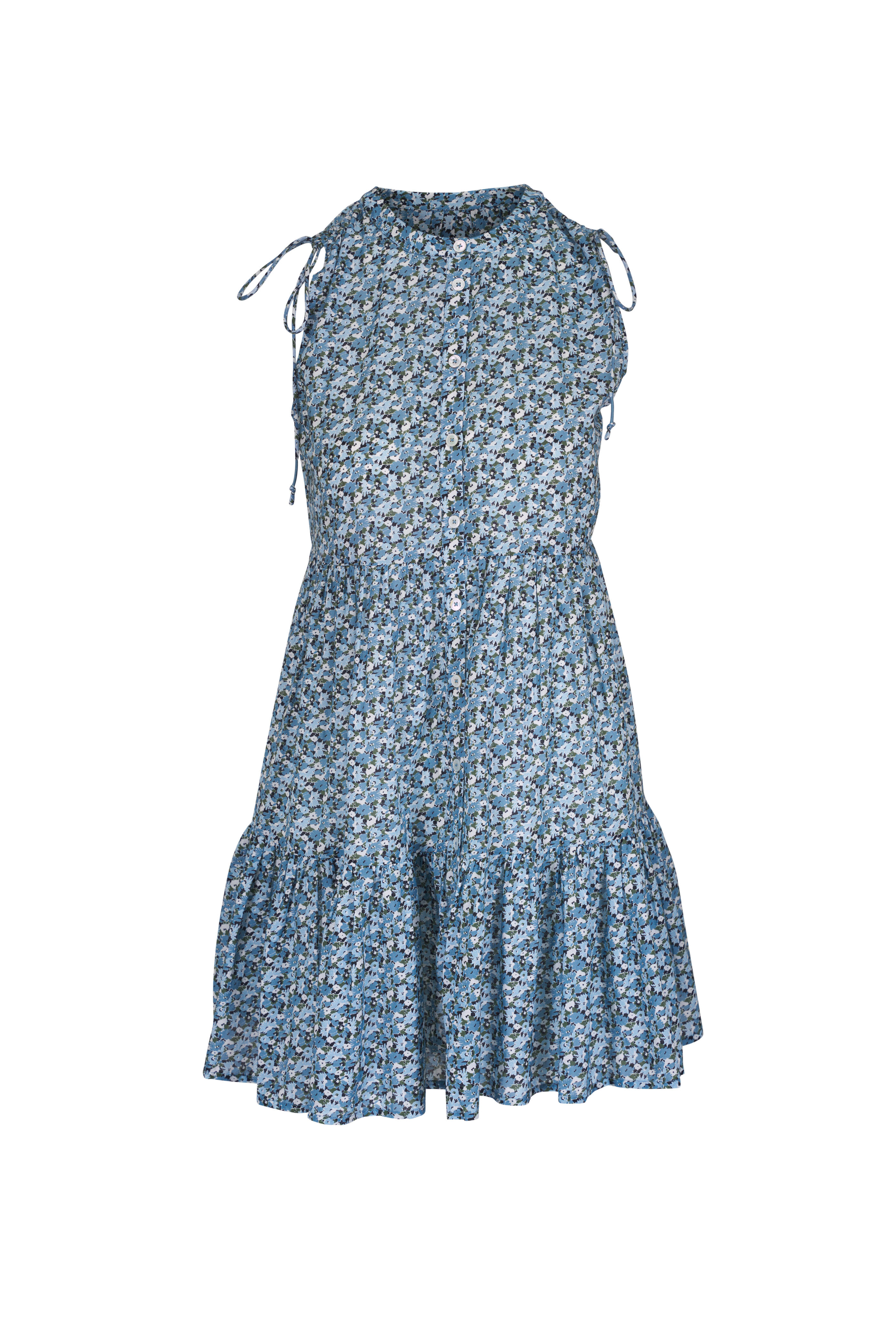 Veronica Beard - Yulianna Lake Mist Multi Floral Mini Dress