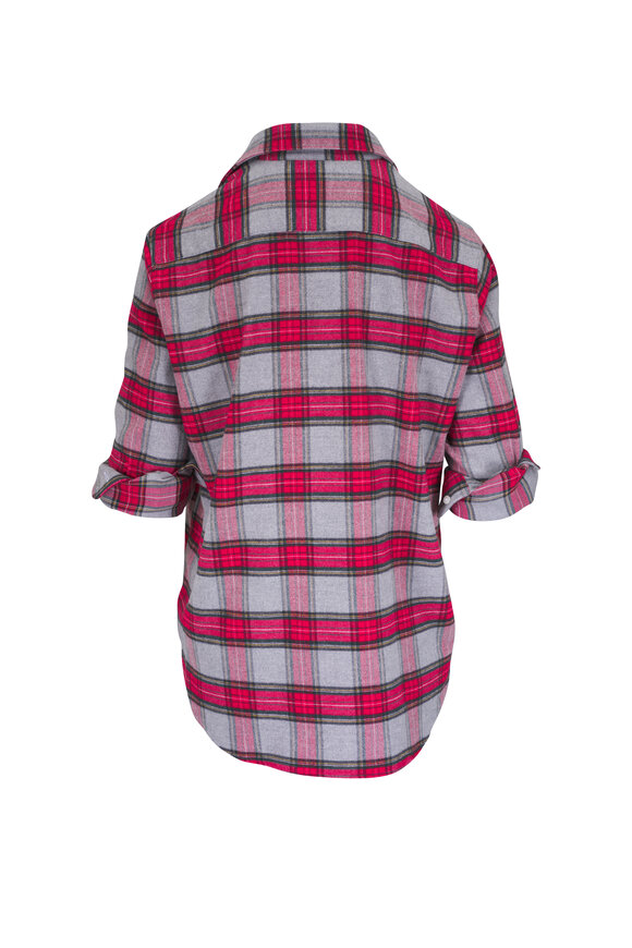 Frank & Eileen - Eileen Red & Gray Plaid Relaxed Flannel Shirt