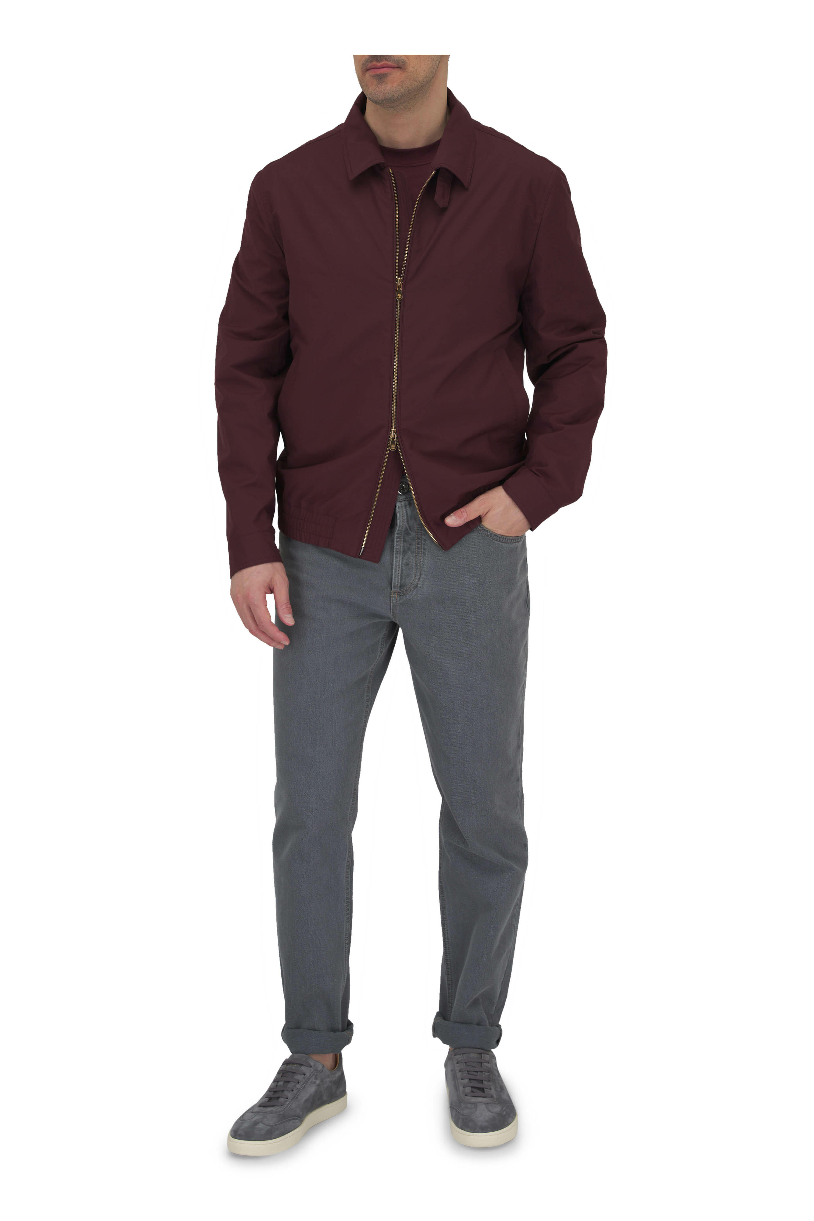 【ブルネロクチネリ】 Jackets - Bomber Jackets ジャケット Brunello Cucinelli - Cotton bomber jacket Brunello Cucinelli
