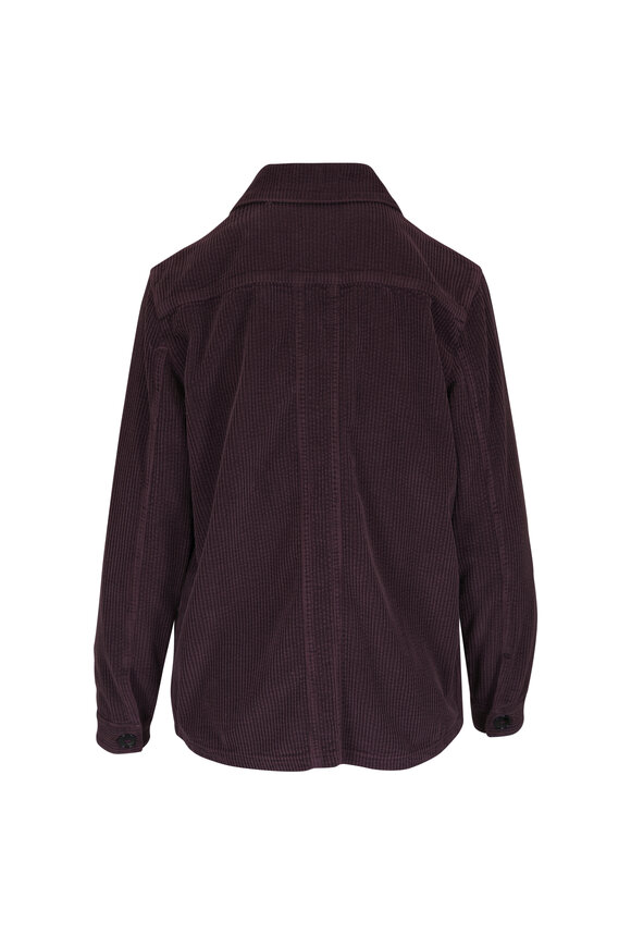 Kiton Brown Cotton Corduroy Oversized Jacket - view 2