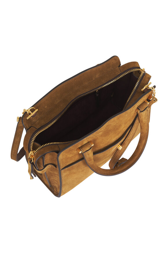 Métier Mini Private Eye Marrakech Suede Shoulder Bag - view 4