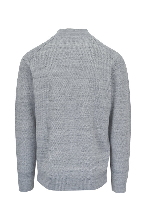 Peter Millar - Rockport British Gray Quarter Zip Pullover