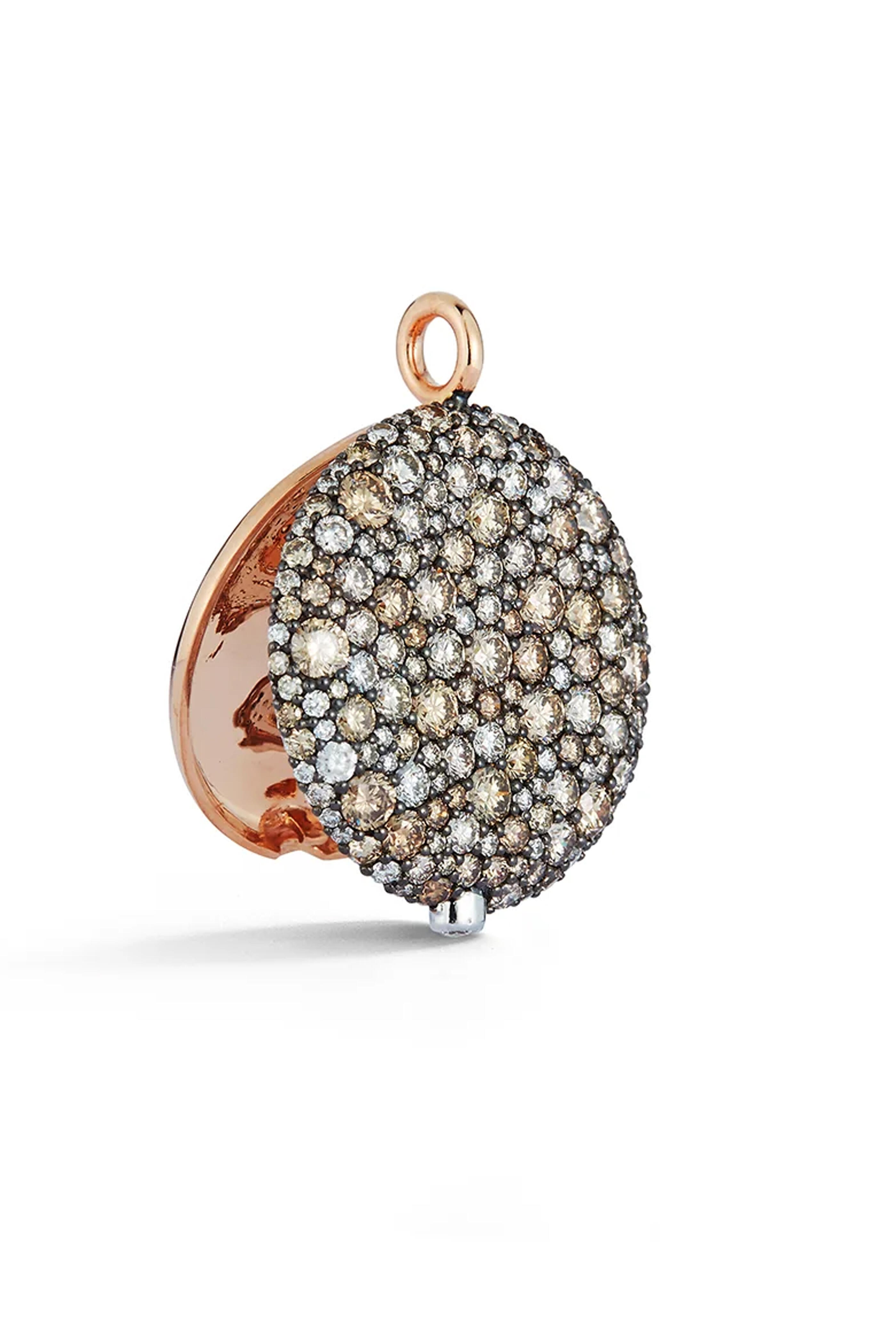 Walters Faith - Champagne Diamond Pebble Locket
