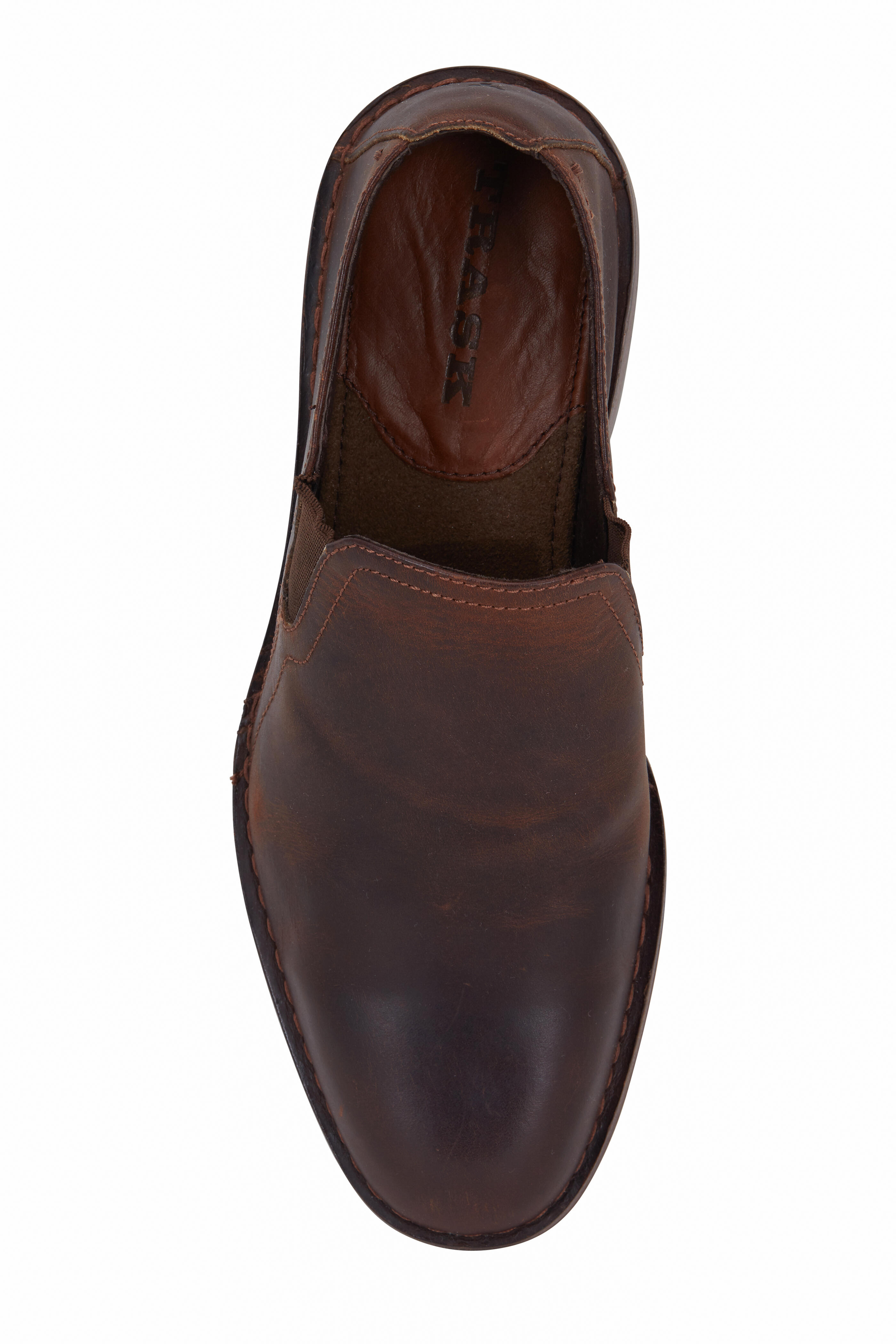 Trask Blaine Brown American Steer Leather Loafer