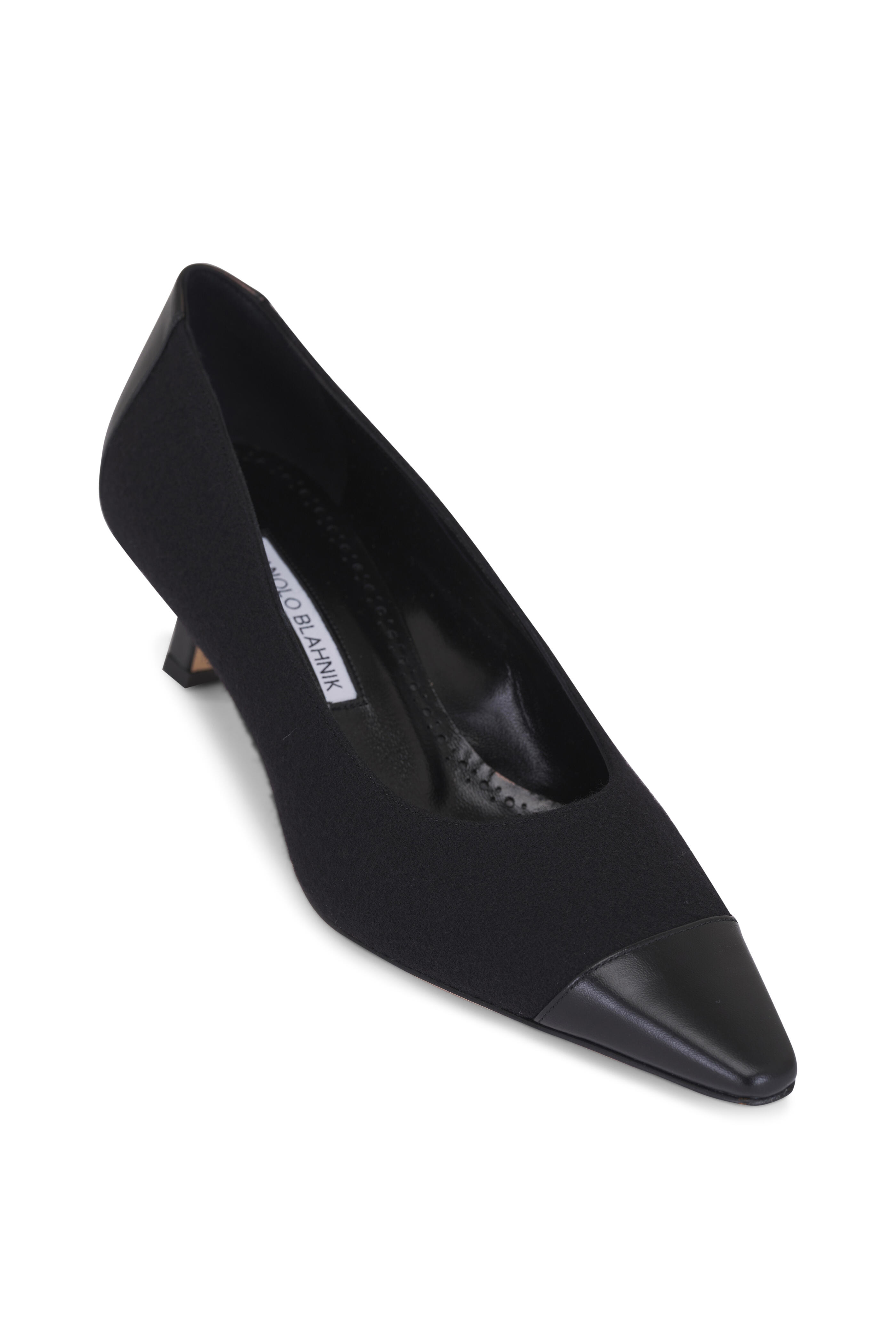【Manolo Blahnik】レース黒 ハイヒール (37.5) Manolo Blahnik】レース黒 ハイヒール (37.5)