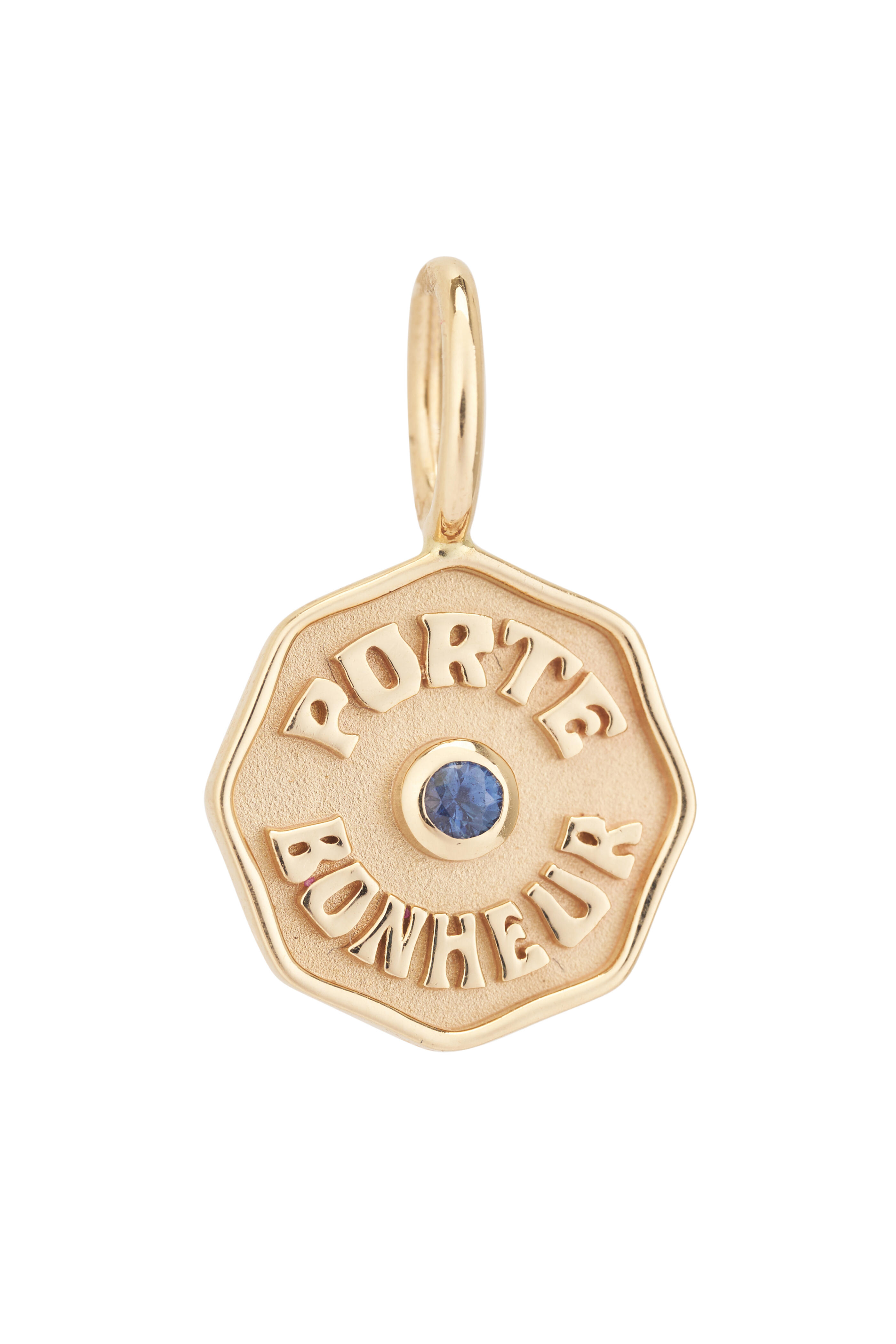 Marlo Laz - Mini Je Porte Bonheur Blue Sapphire Charm