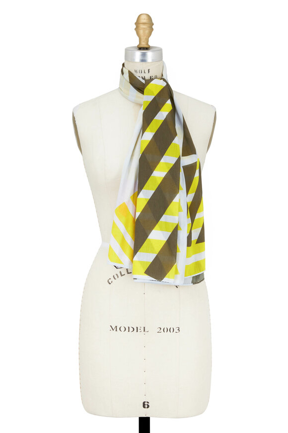 Bogner - Stina Malt Cotton & Silk Printed Scarf