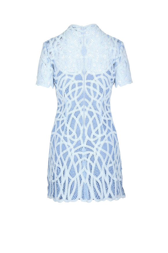 Simkhai Desiree Periwinkle Macrame Mini Dress - view 2