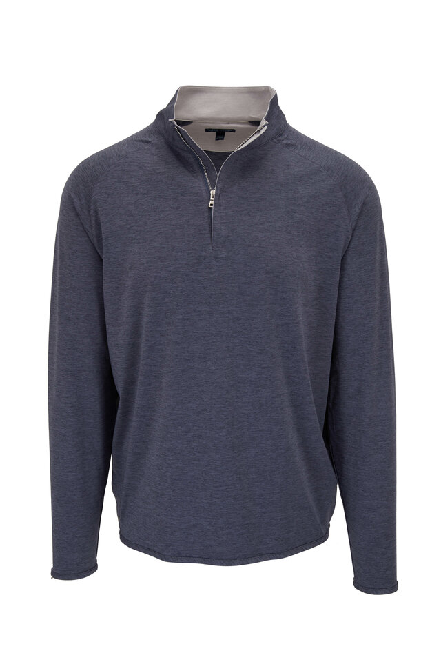 パーカー・フーディ BRUNELLO CUCINELLI Men Hoodies MM8319089G C1265 Blue Zip-up cotton hoodie in blue - Brunello Cucinelli | Mytheresa