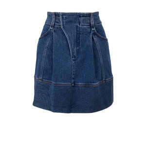 Chloé - Moonlight Blue Denim Mini Skirt | Mitchell Stores