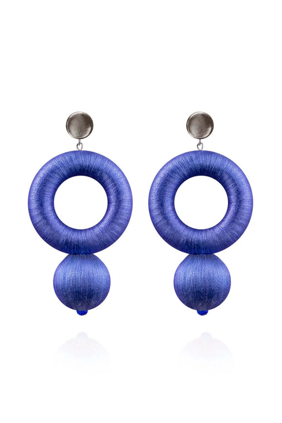 Saule Saule Saskia Earrings in Sapphire Blue